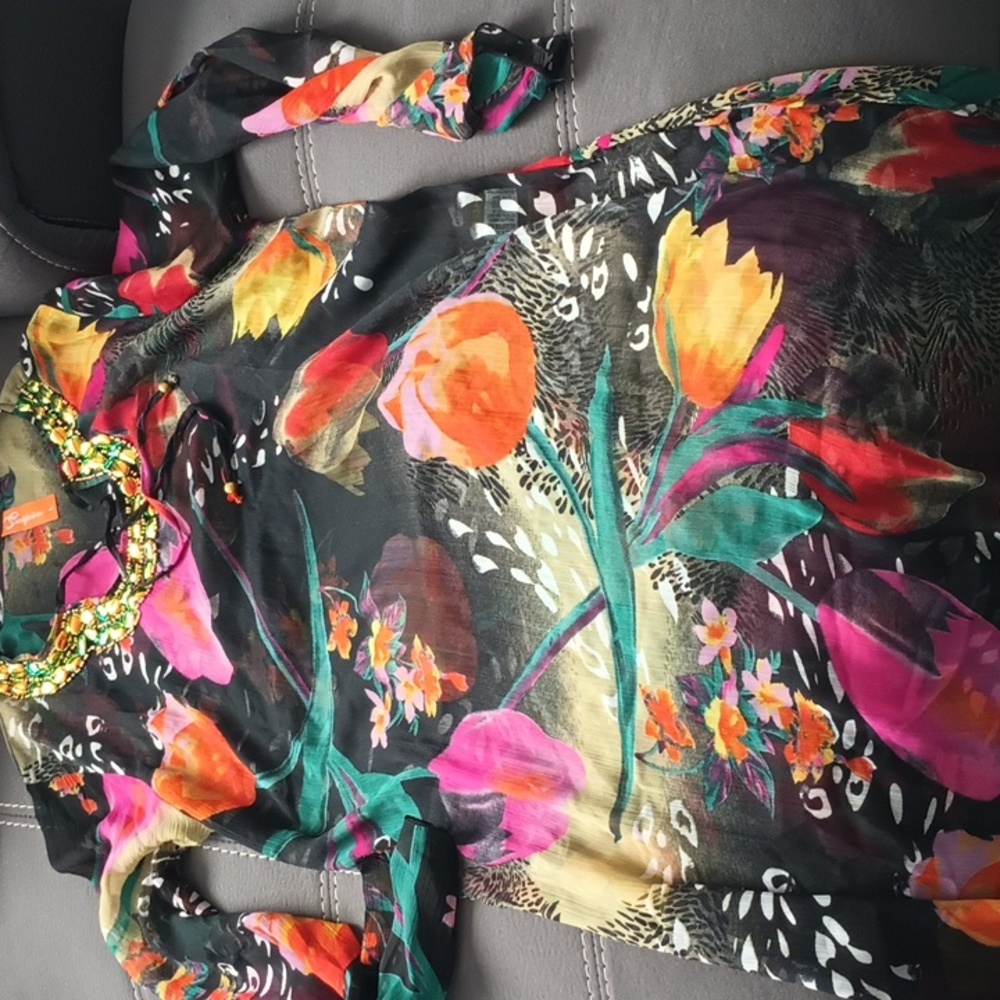 Sunflower Swim Cover-up